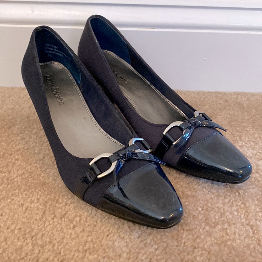 Like new navy blue Kelly and Katie heels